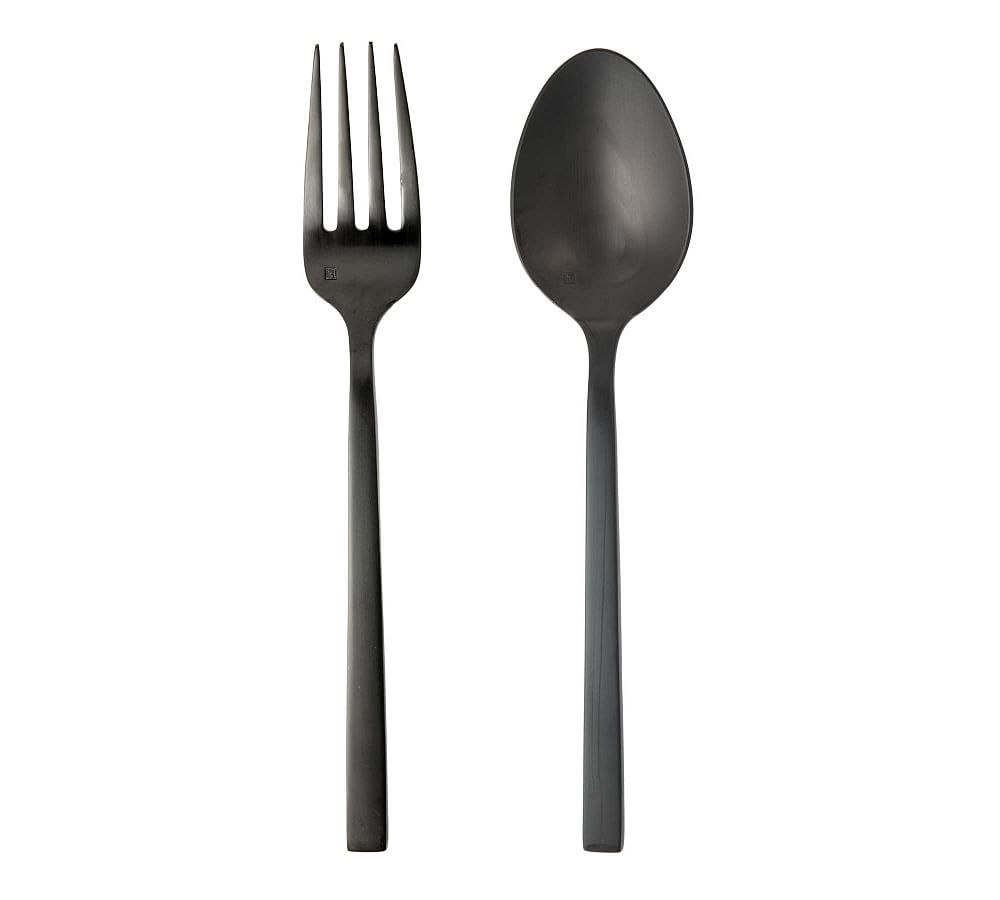 Fortessa Arezzo Serving Utensils, Set of 2 - Gunmetal - Image 0