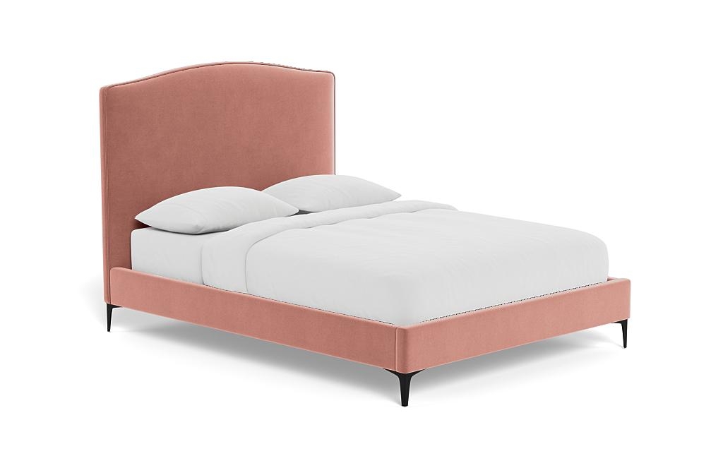 Celia Upholstered Bed with Contrast Piping - Image 1