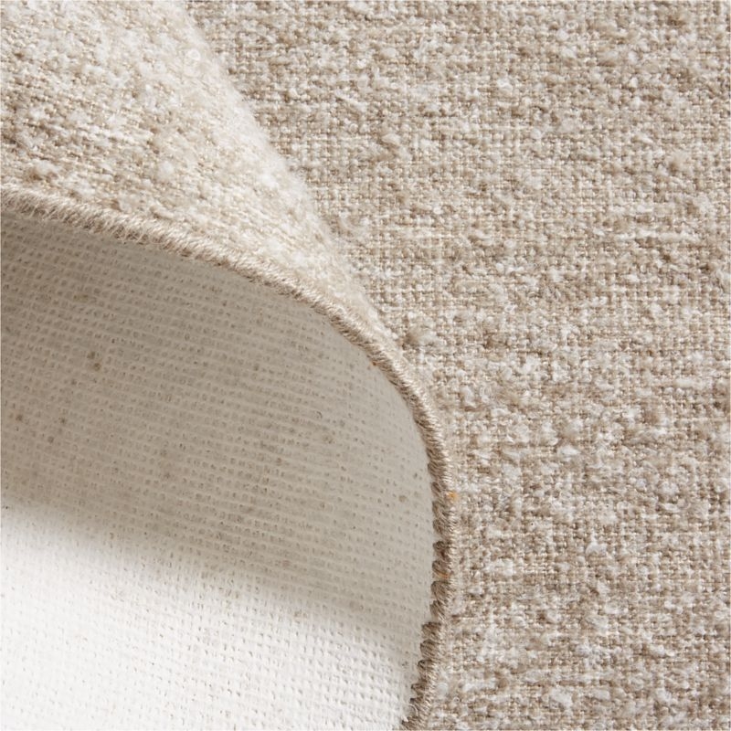 Colmar Performance Handwoven Marled Brown Area Rug 9'x12' - Image 1