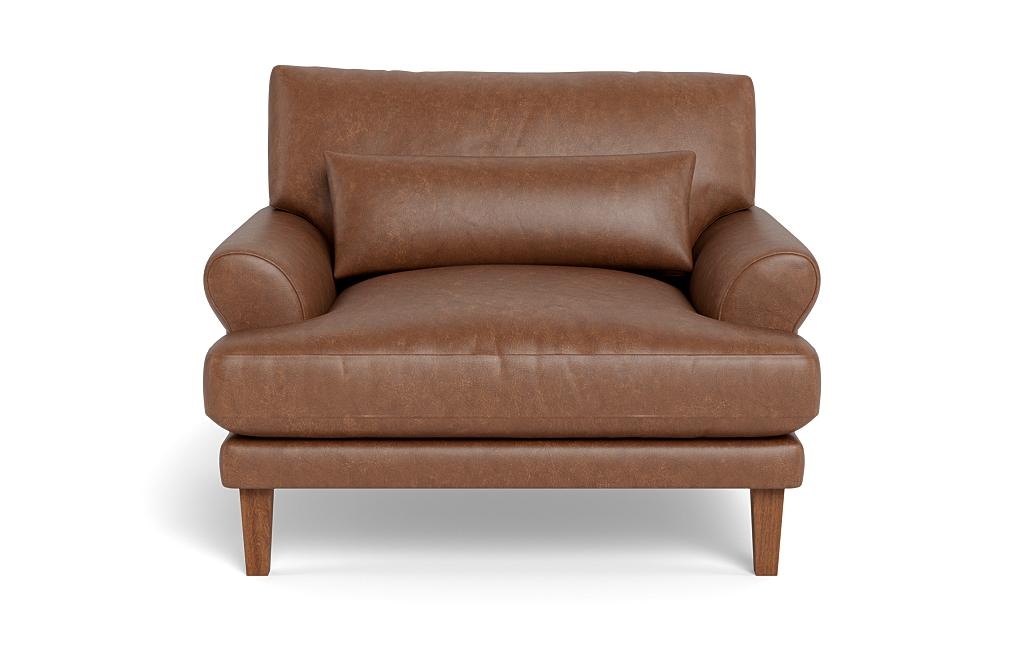 Maxwell Leather Accent Chair by Apartment Therapy - Image 0