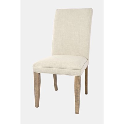 Laron Upholstered Side Chair in Cream (Set of 2) - Image 0