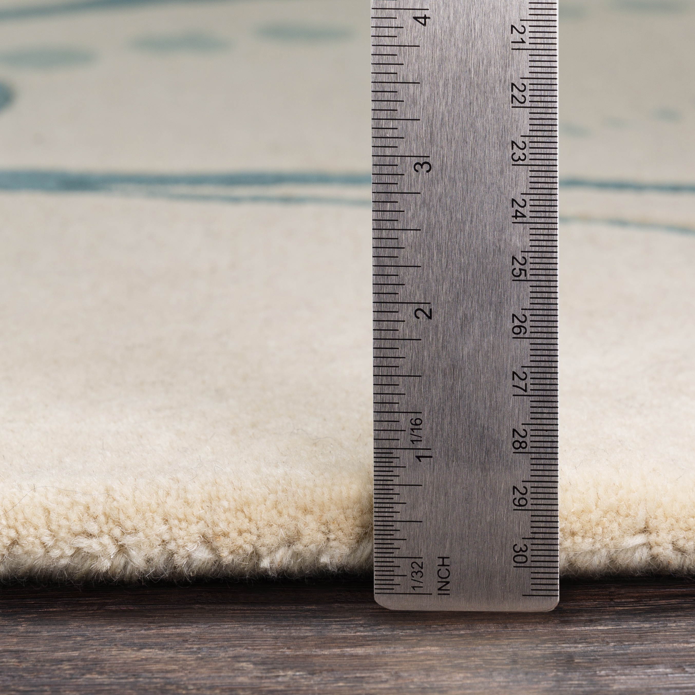 Athena Beige Indoor 2'6" x 8' Handmade Rug - Image 5