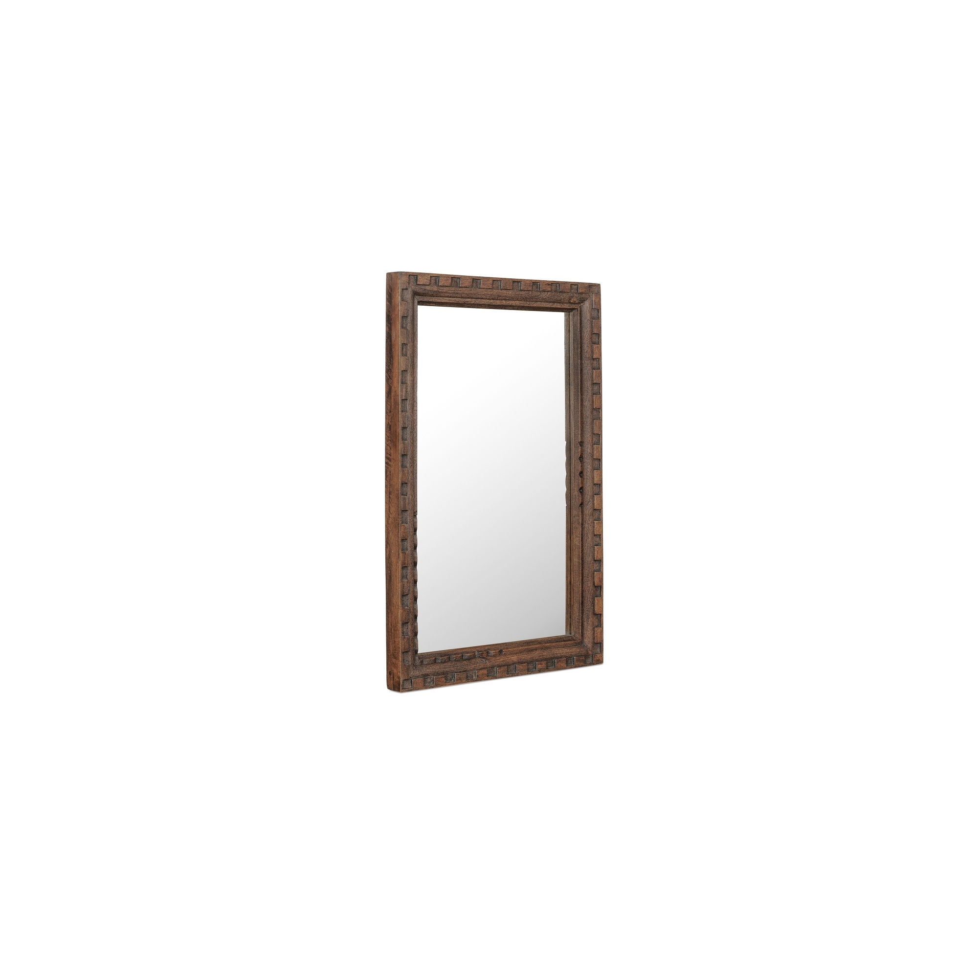 Holland Mirror Large Brown - Image 1