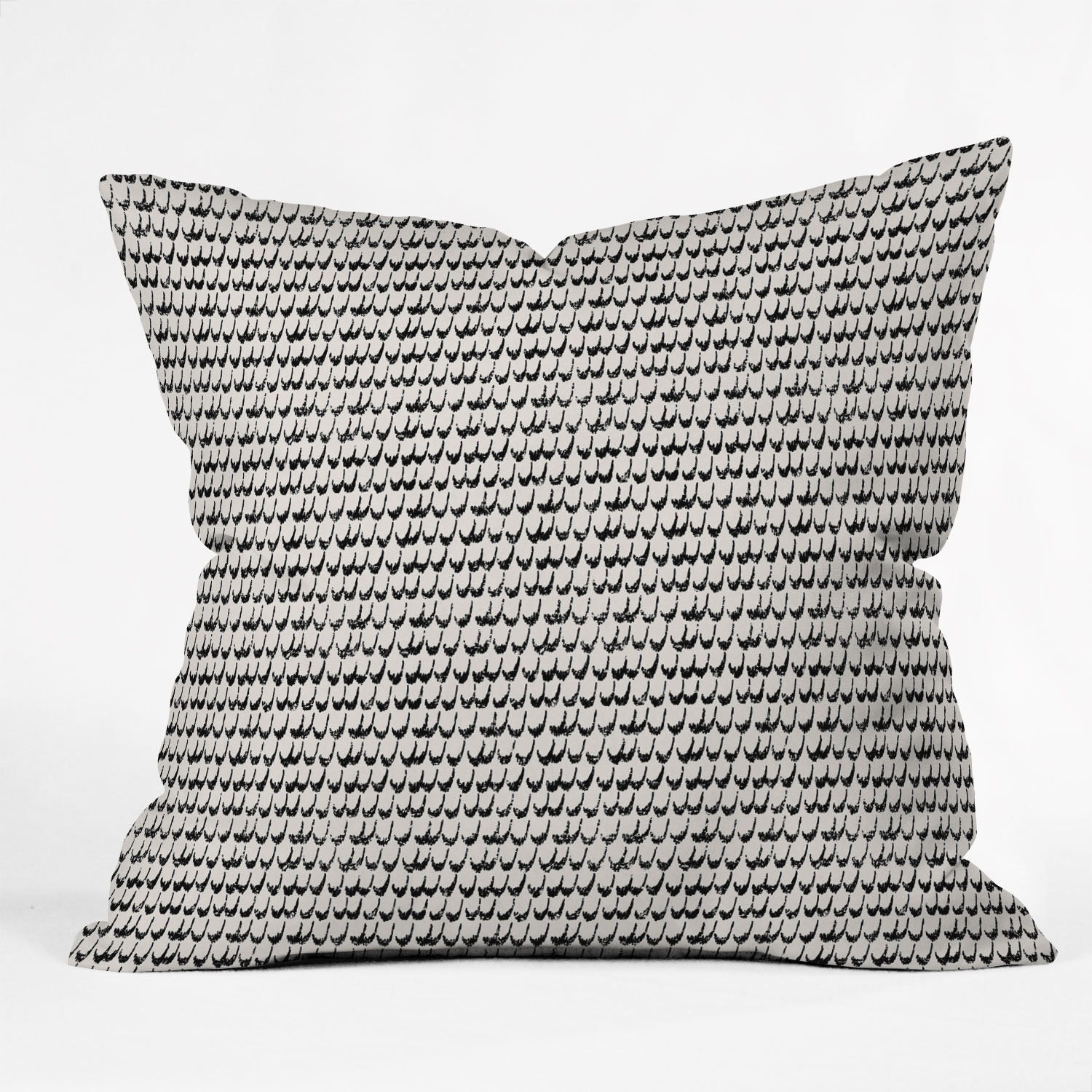 Boho Scallop by Holli Zollinger - Outdoor Throw Pillow 20" x 20" - Image 0