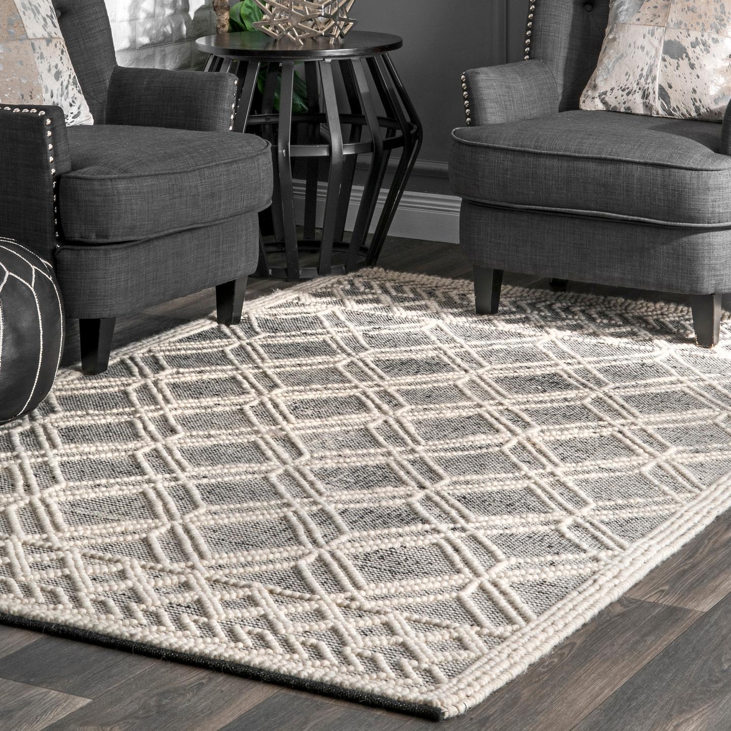 Contemporary Trellis Natti Area Rug - Image 0