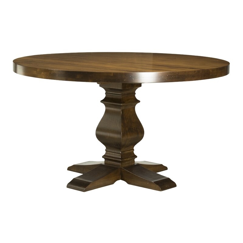  Kent Maple Dining Table Color: Distressed Nantucket, Size: 29.75" H x 48" W x 48" D - Image 0