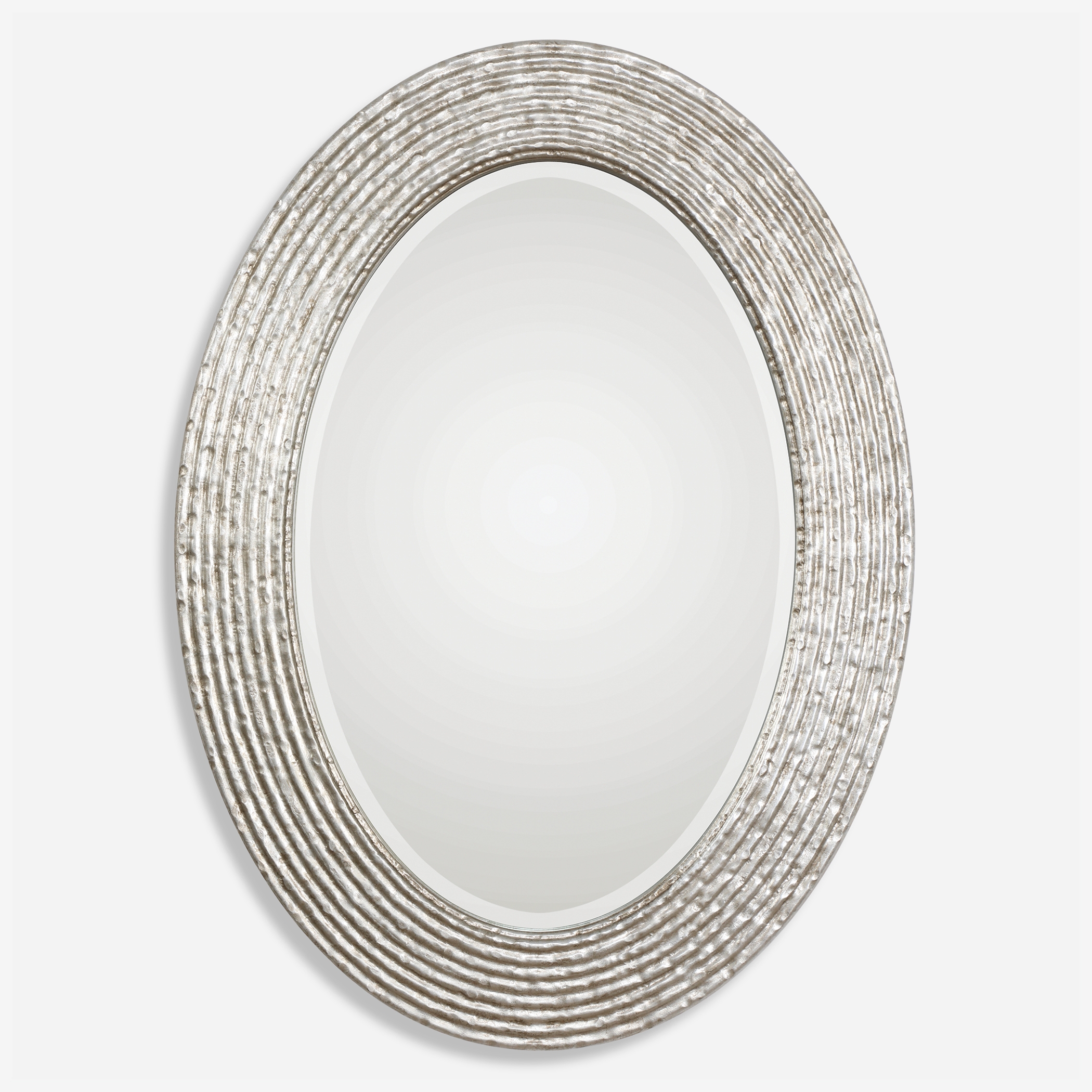 Conder Oval Silver Mirror - Image 0