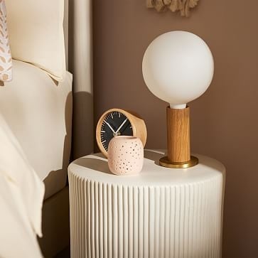 Tala Light Wood Knuckle Table Lamp With Sphere IV Bulb - Image 2