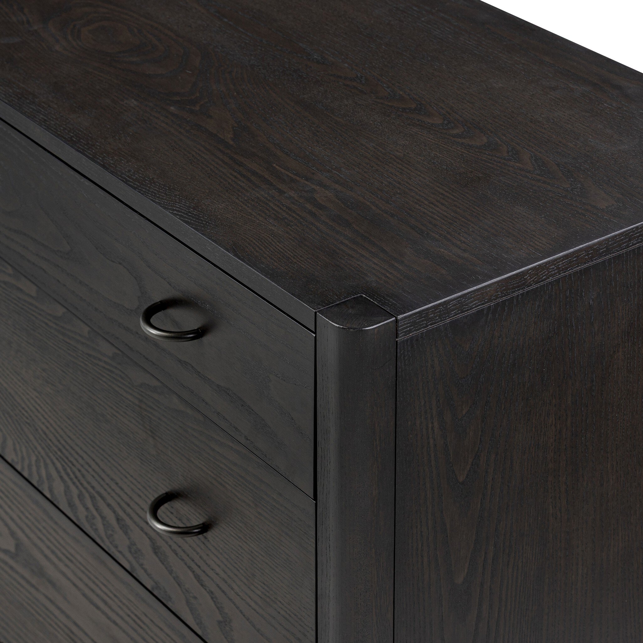 Zuma 6 Drawer Dresser - Smoked Black Ash Veneer - Image 6
