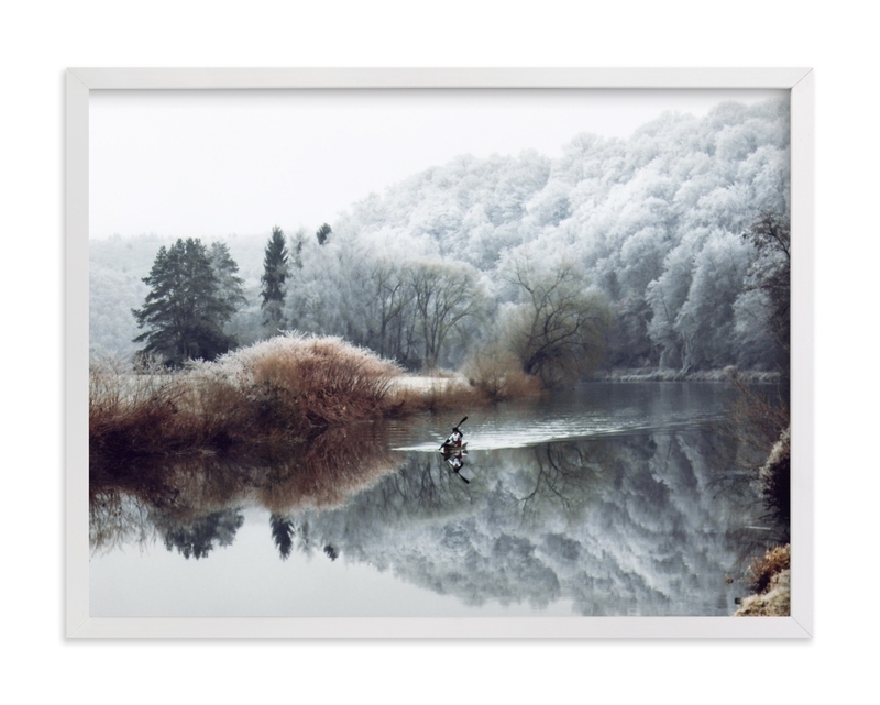 Winter Kayak Limited Edition Fine Art Print - Image 0