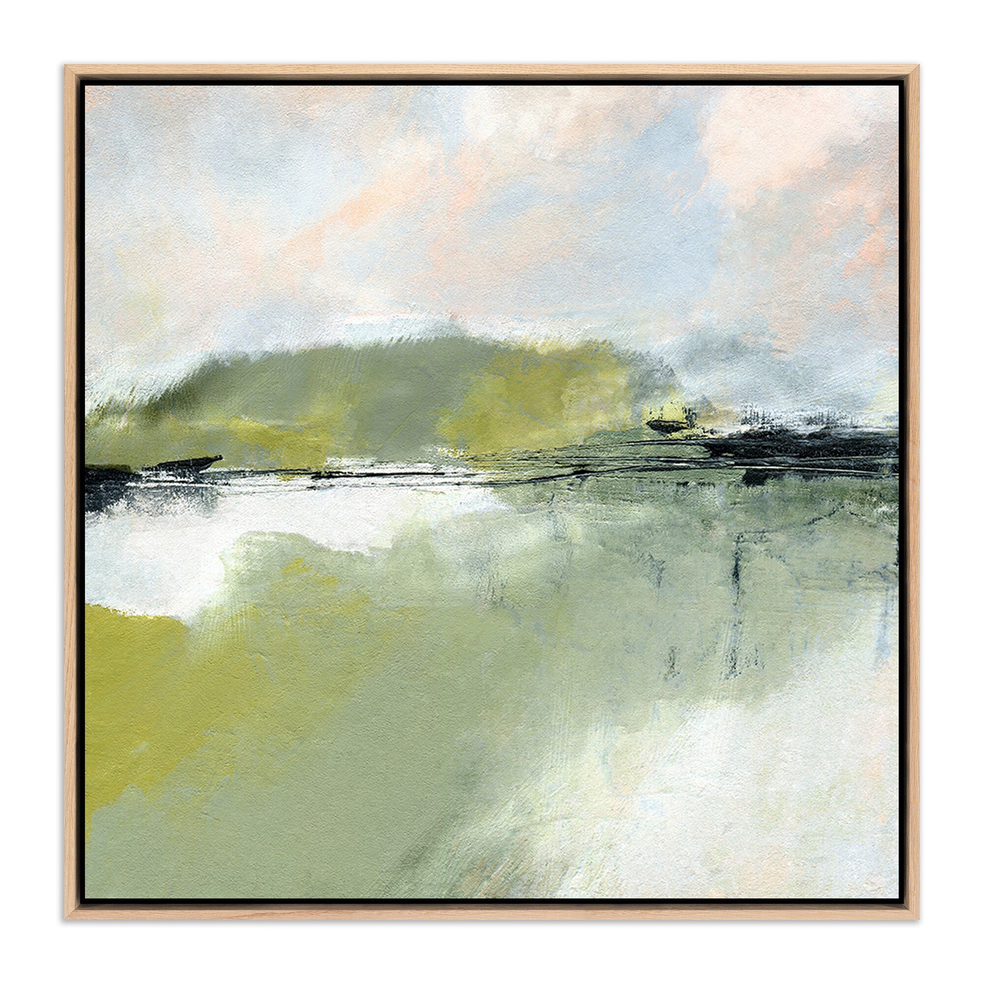 Savor by Melanie Biehle - Vertical Grain White Oak Floater - Image 0