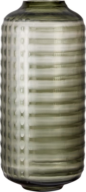Carter Glass Smoke Vase - Image 2