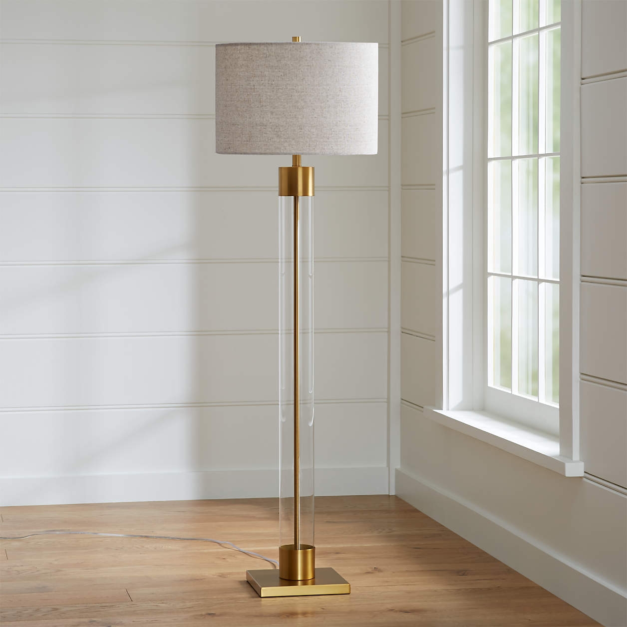 Avenue Floor Lamp, Brass - Image 2