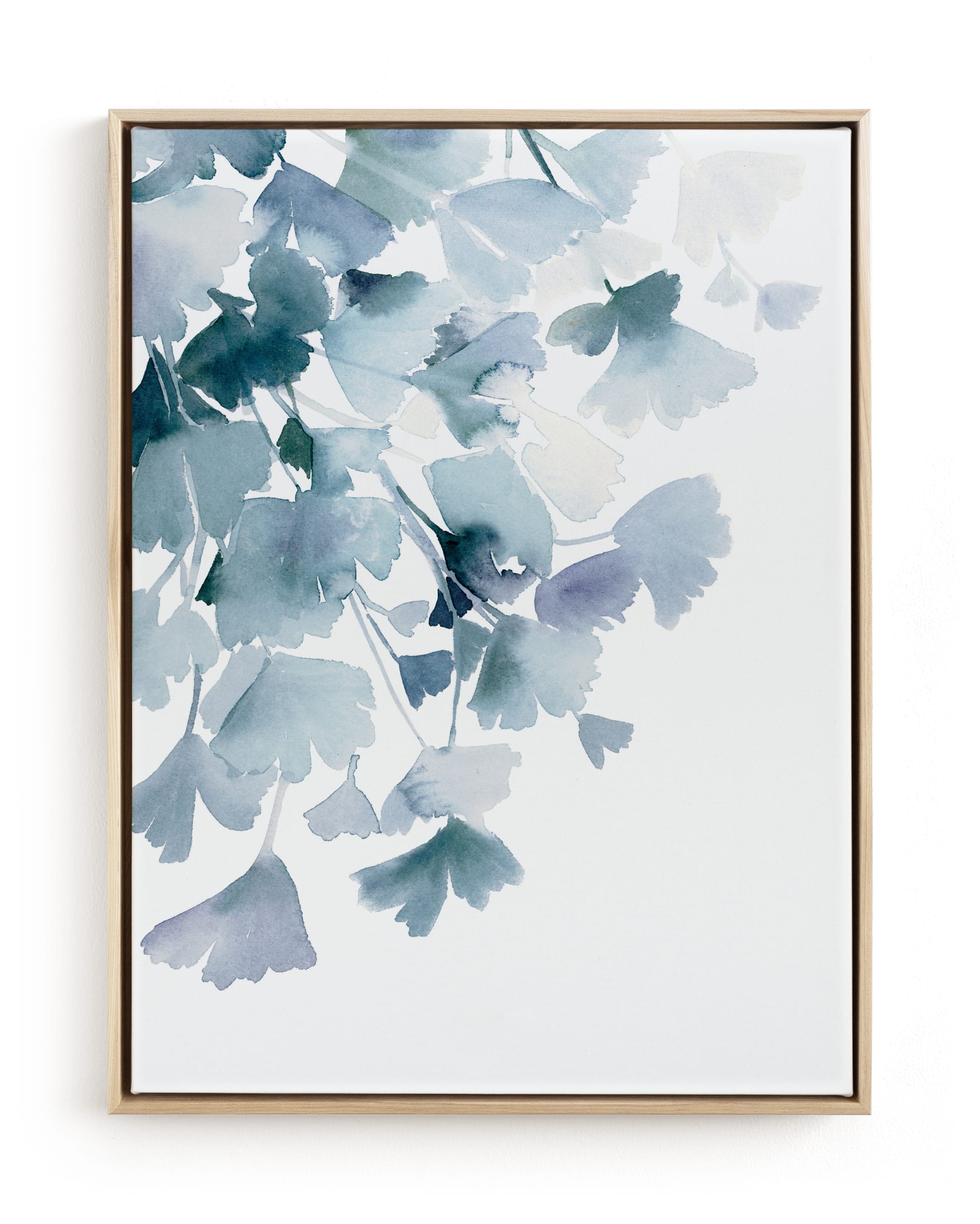 Blue Ginkgo Limited Edition Fine Art Print 1 - Image 0