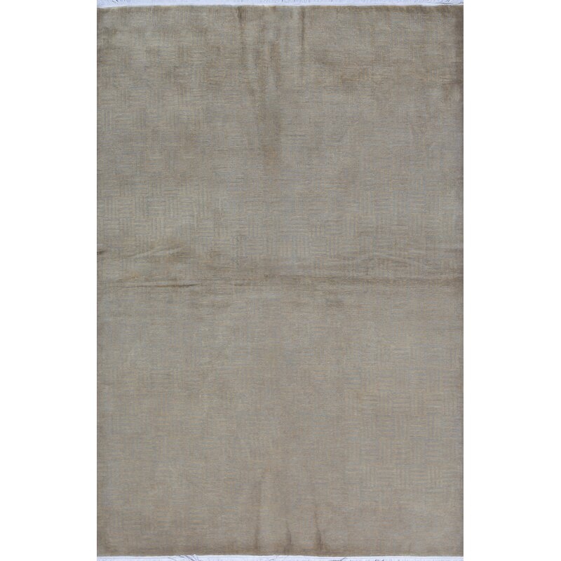 Bokara Rug Co., Inc. Hand-Knotted High-Quality Gray Area Rug - Image 0