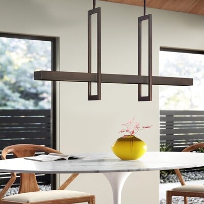 Follen 3 - Light Kitchen Island Rectangle LED Pendant - Image 0