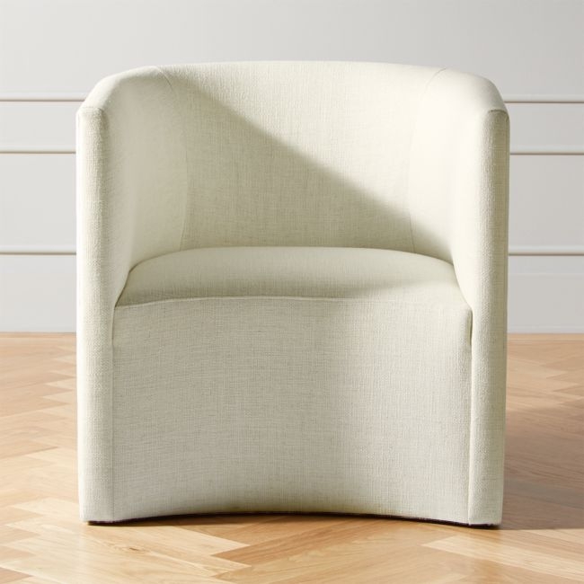 Covet Snow Curved Chair - Image 0