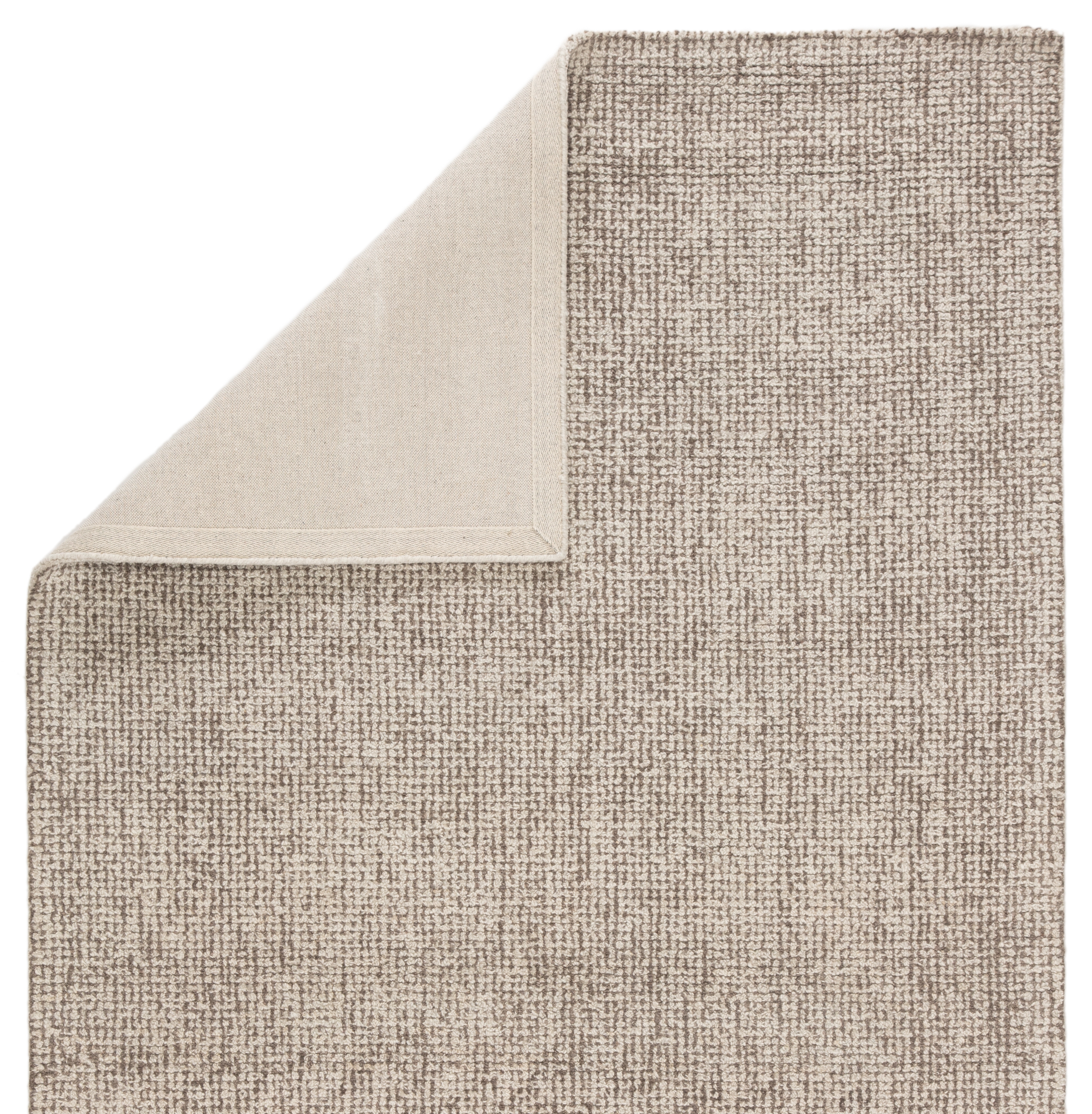 Oland Handmade Abstract Gray/ Light Gray Area Rug (9' X 12') - Image 2