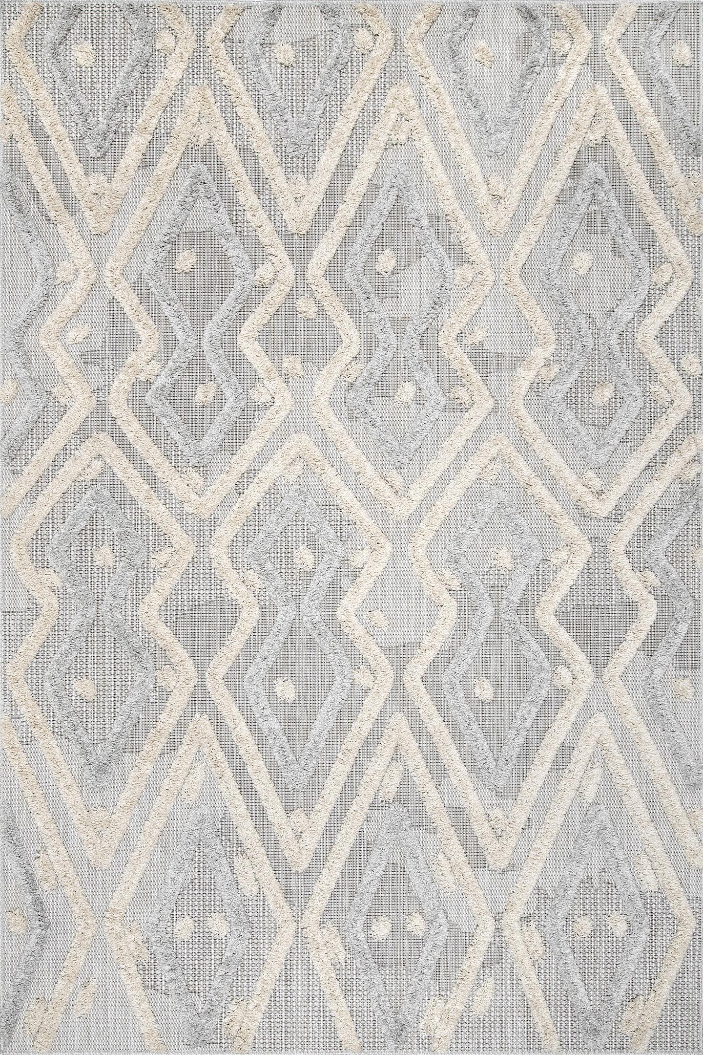 Beatrice Raised Theta Trellis Area Rug - Image 1