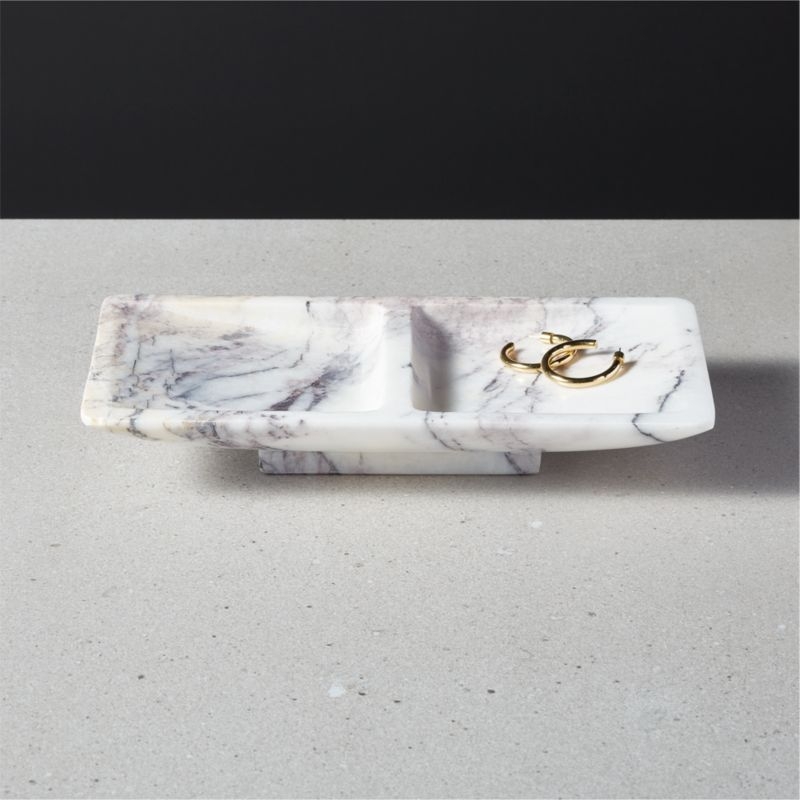 Daily Essentials Marble Jewelry Tray by Jennifer Fisher - Image 1