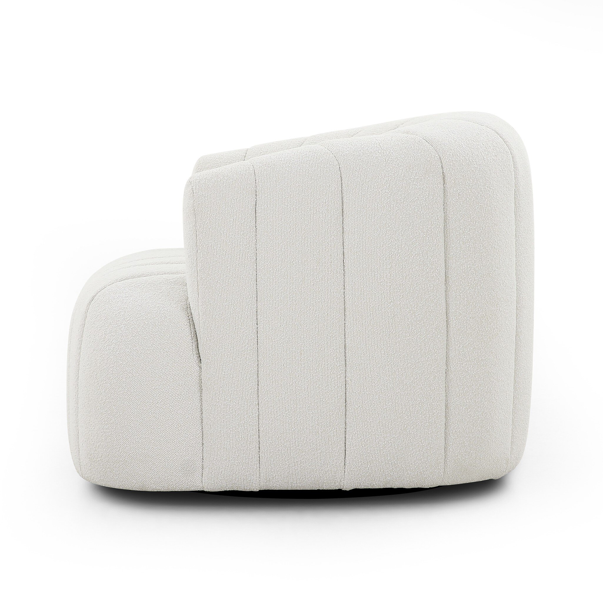 Elliana Swivel Chair - FIQA Boucle Natural - Image 4