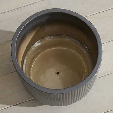 Fluted Ceramic Indoor/Outdoor Planters/ floor - Image 3