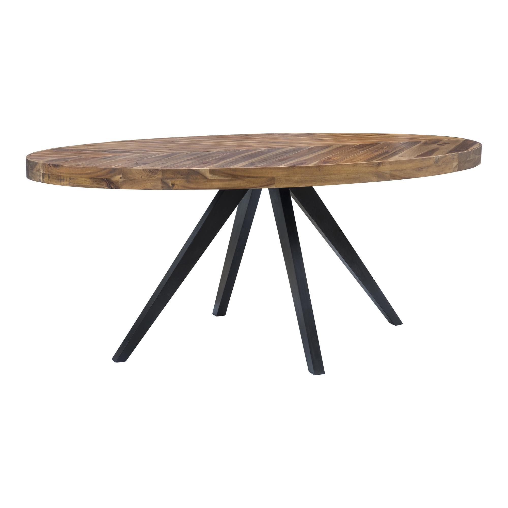 PARQ OVAL DINING TABLE AMBER - Image 1