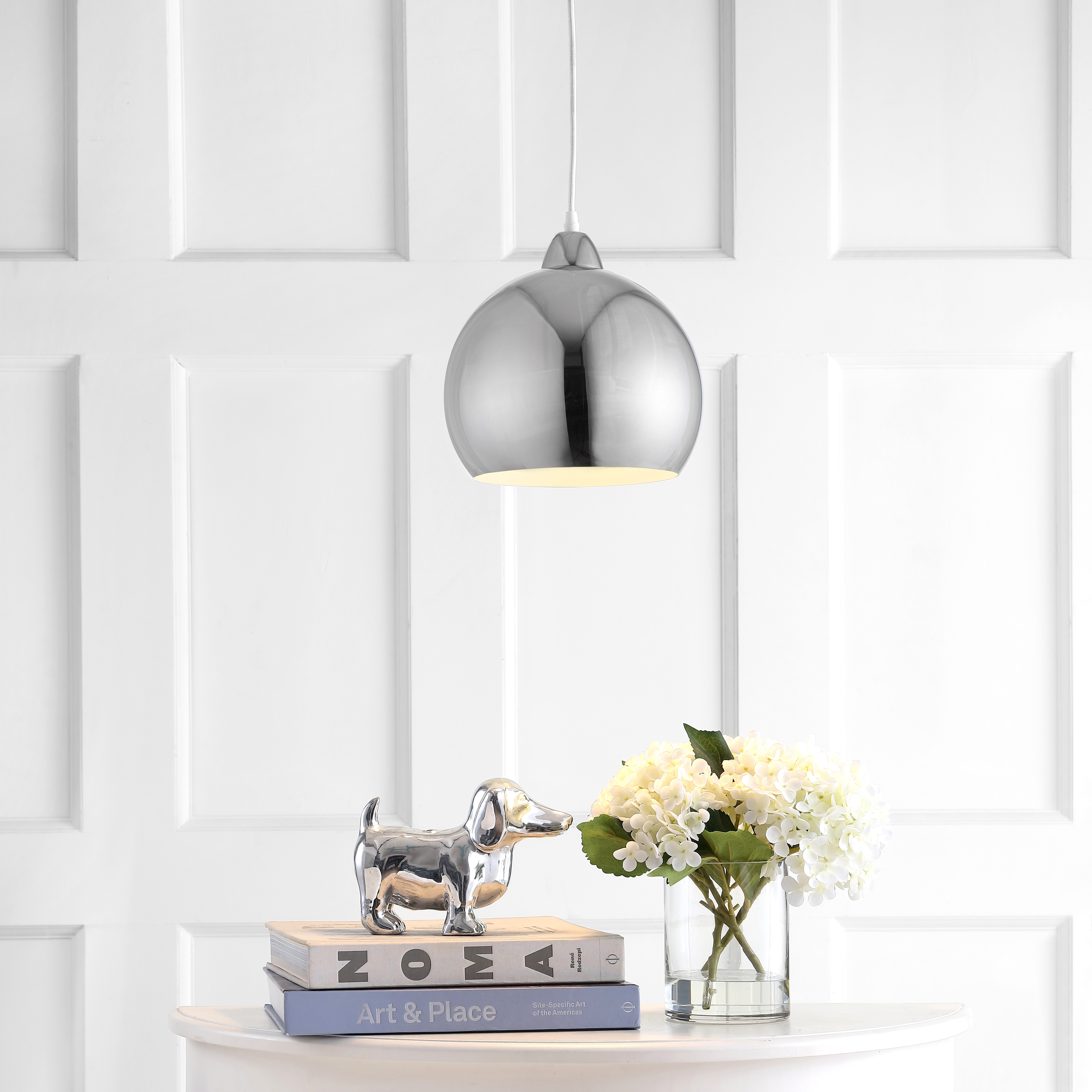 Sabine Pendant - Chrome - Safavieh - Image 2