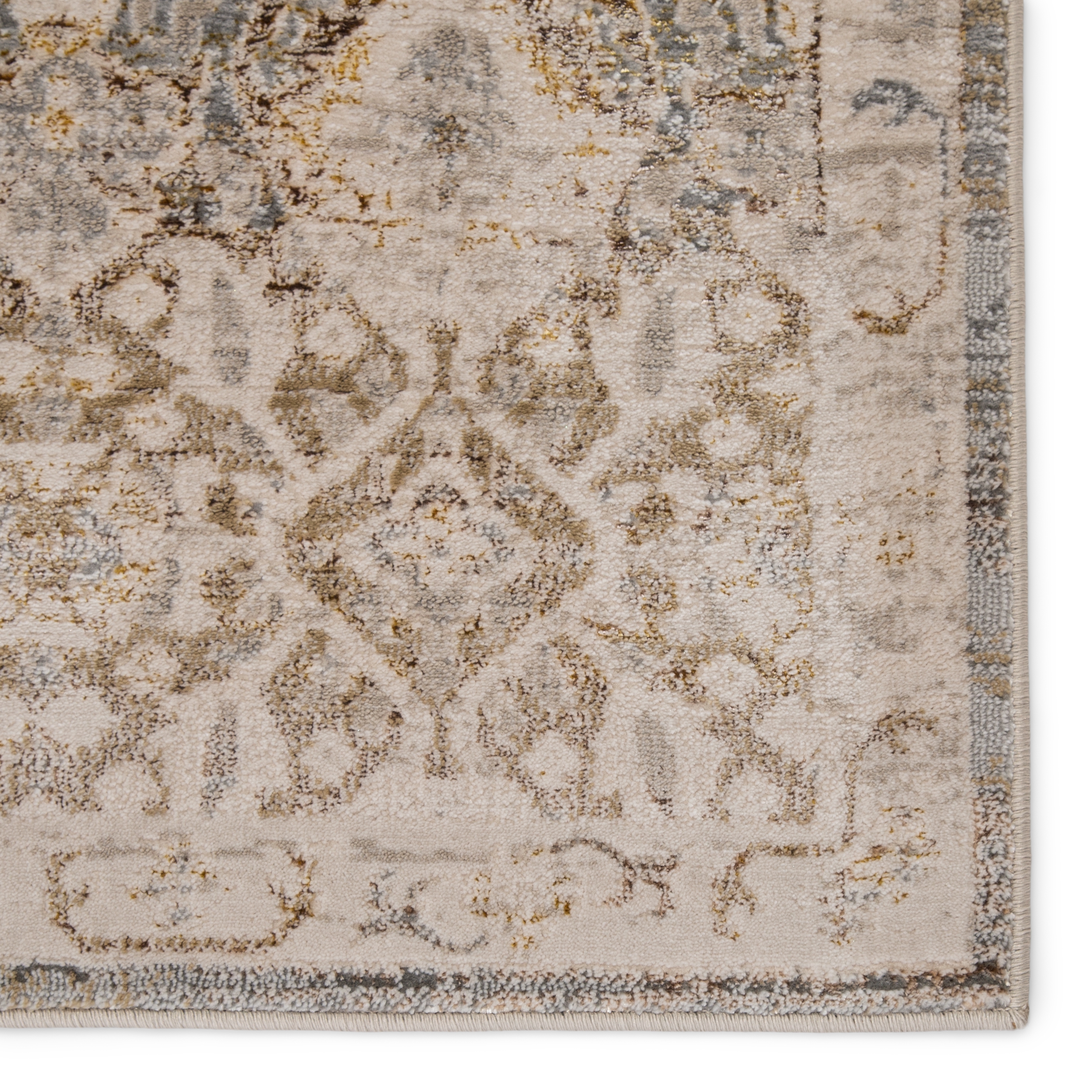 Vibe by Hakeem Oriental Gray/ Gold Area Rug (5'X7'6") - Image 3