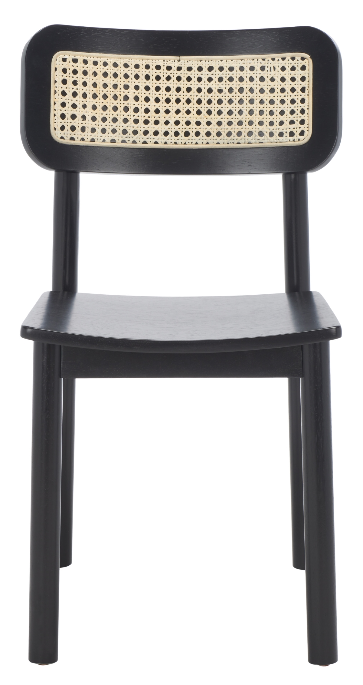 Egon Dining Chair - Black / Natural - Safavieh- set of 2 - Image 0