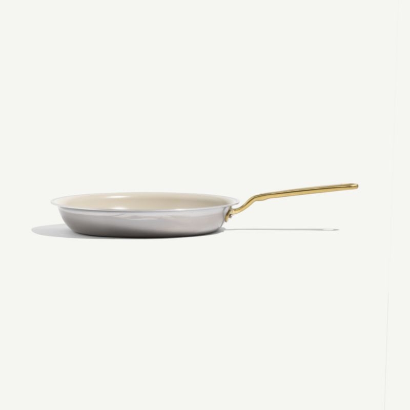 Made In CeramiClad™ Non-Stick 12" Fry Pan with Brass Hardware - Image 1