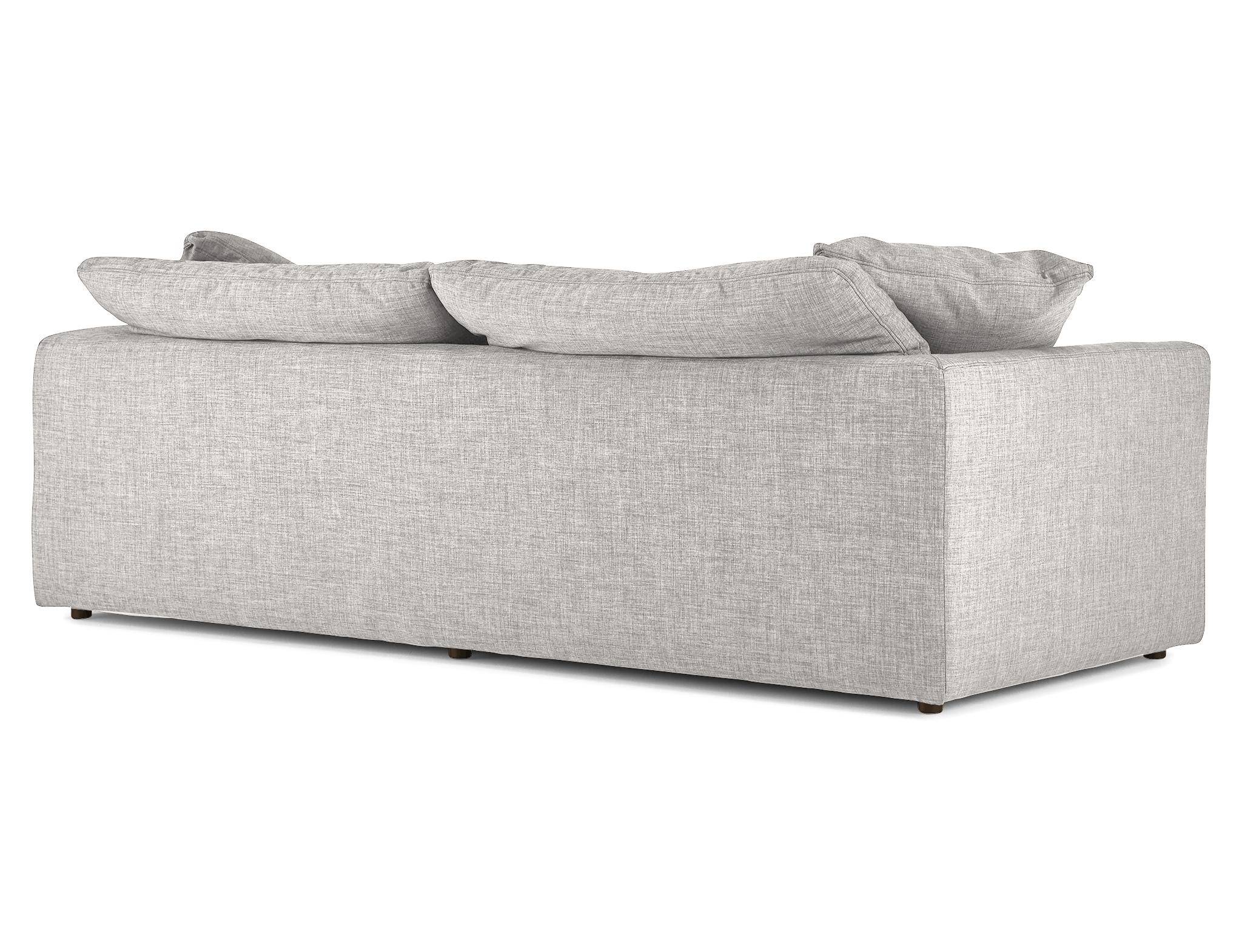 Gray Bryant Mid Century Modern Sofa - Sunbrella Premier Fog - Image 3