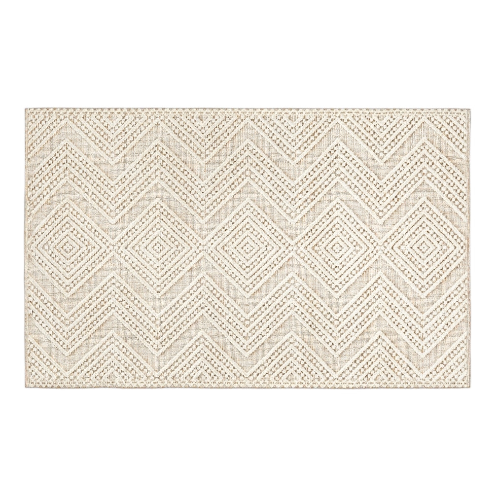 Carina 5 x 8 Rug - Textured Ivory - Image 0
