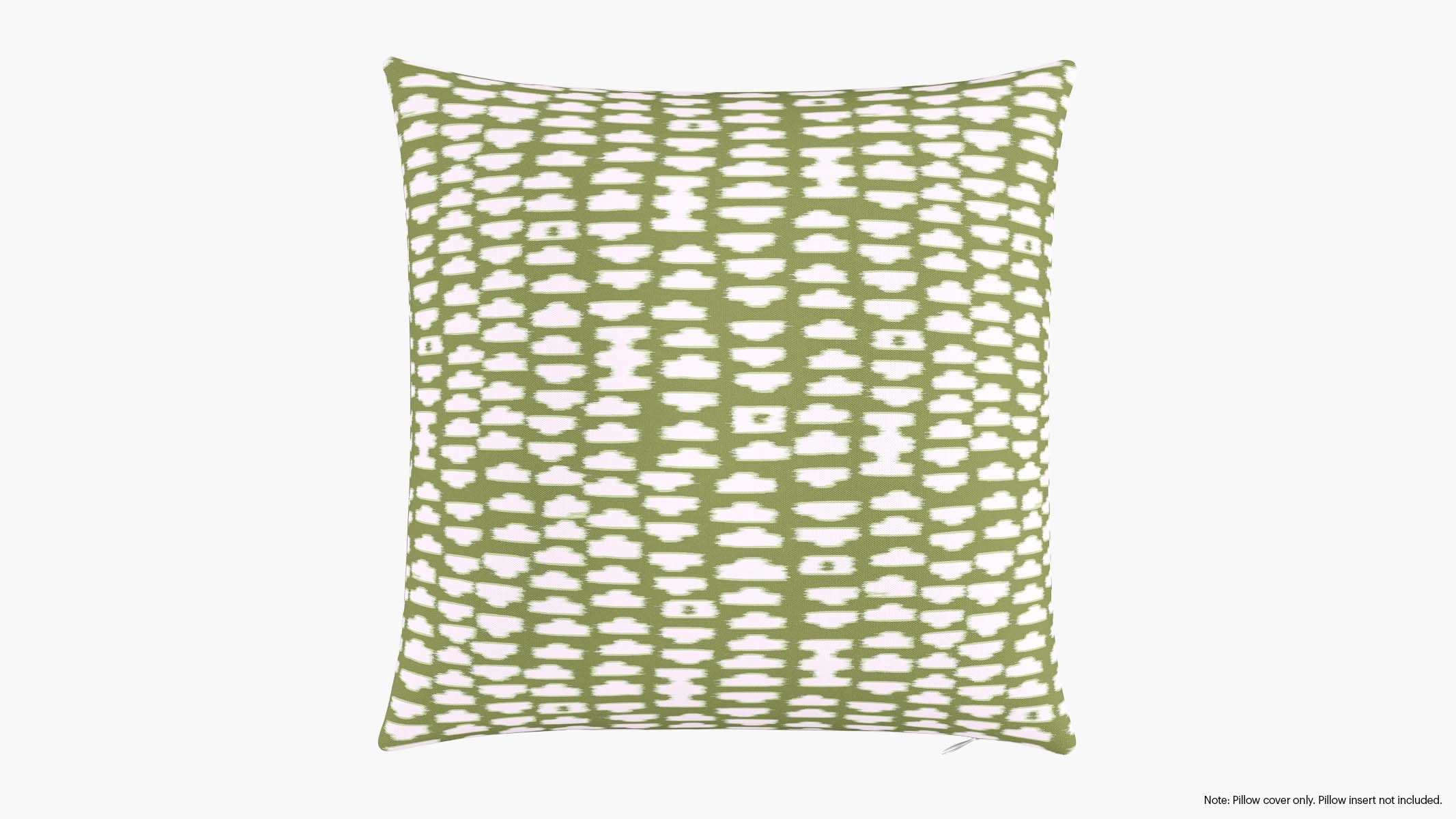 Throw Pillow Cover 20", Olive Odalisque, 20" x 20" - Image 0