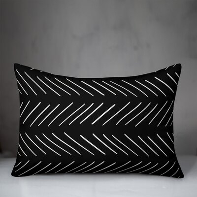 Baldridge Maness Modern Chevron Lumbar Pillow - Image 0