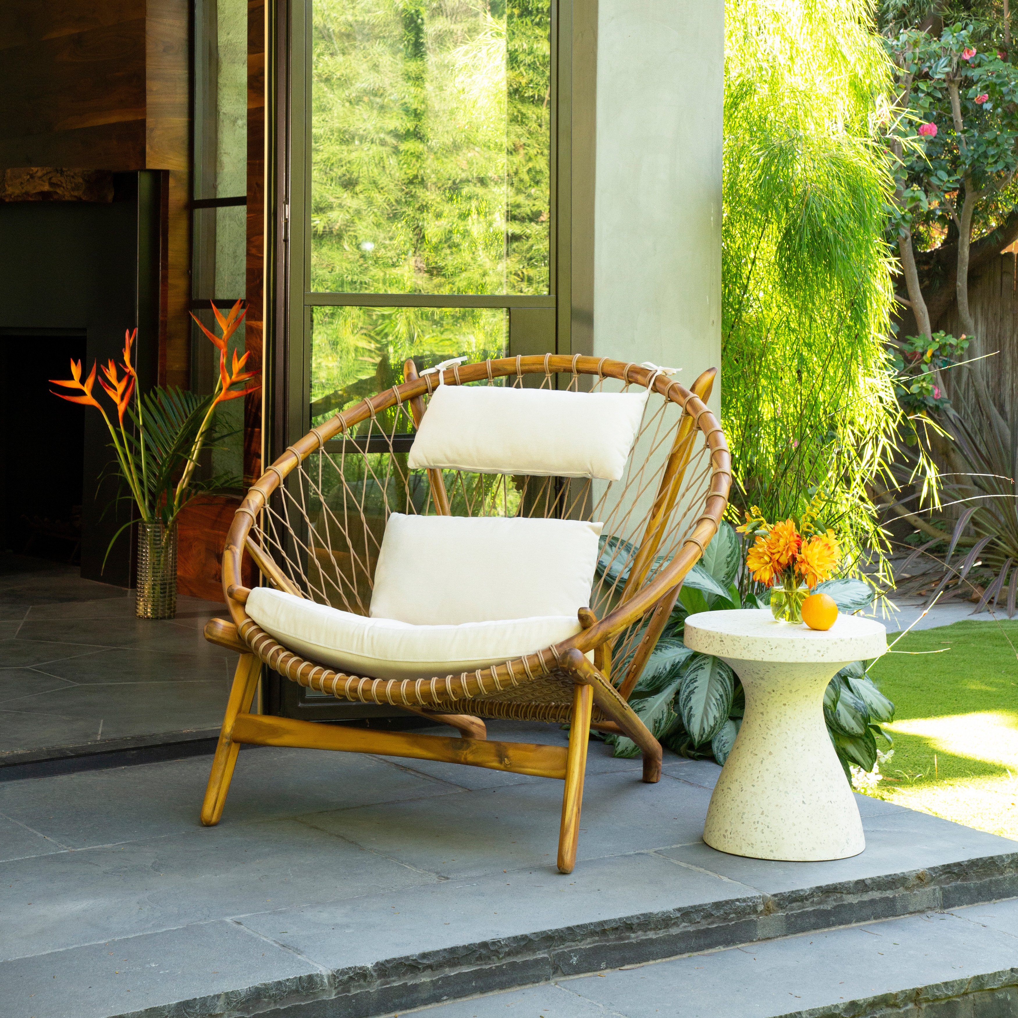 Savitri Outdoor Side Table - Image 2