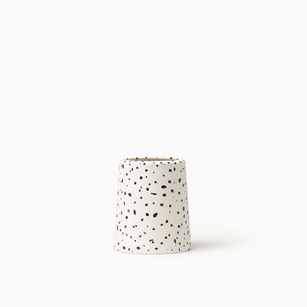 Short Pillar Vase Speckled - Image 0