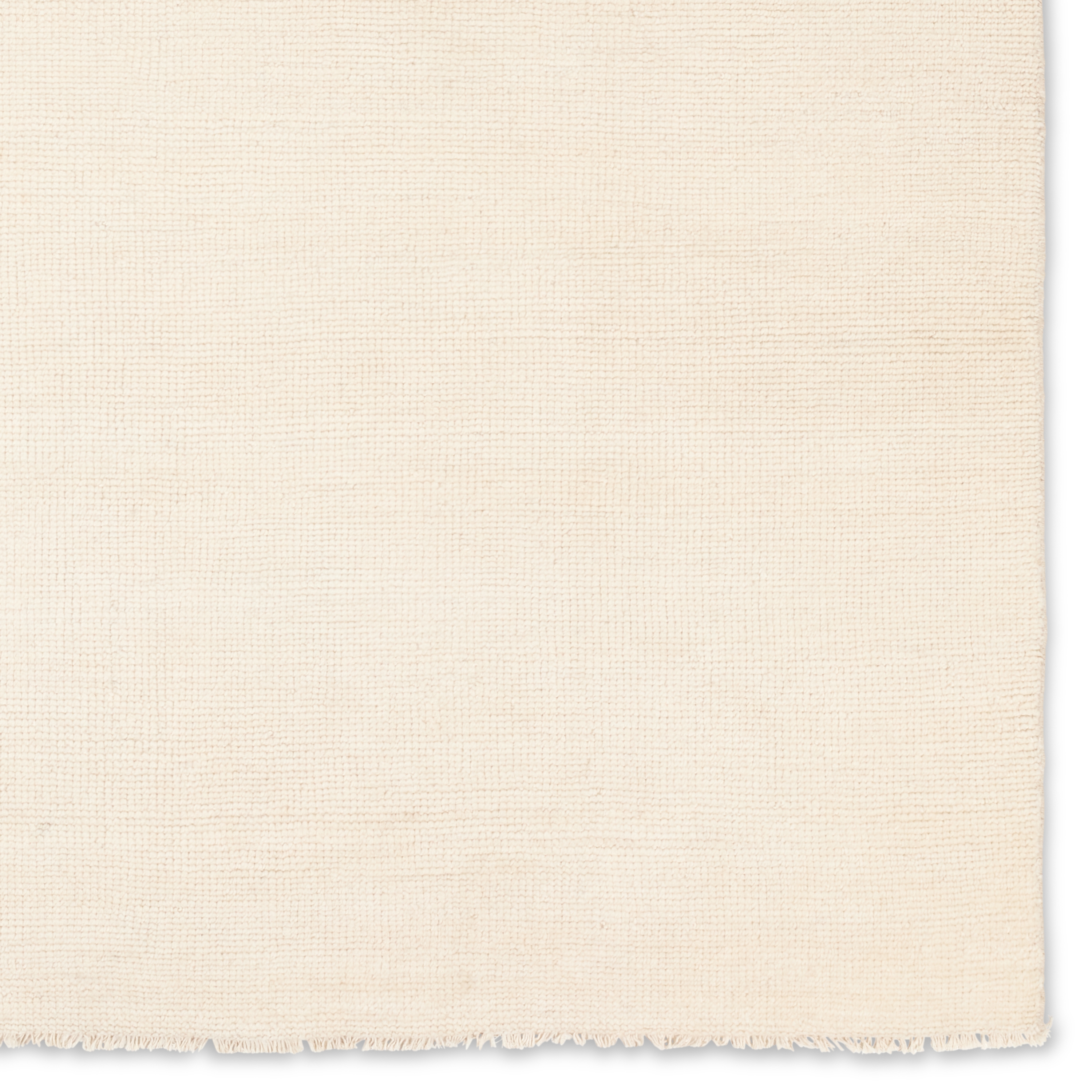 Origin SAG18 Handknotted Solid Ivory Area Rug (8'6"x11'6") - Image 3