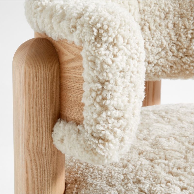 Harper Shearling Accent Chair - Image 4