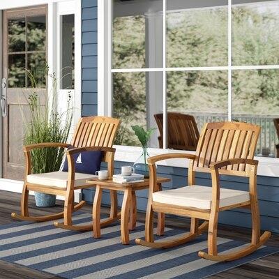 Coyne Acacia 3 Piece Seating Group with Cushions - Image 0