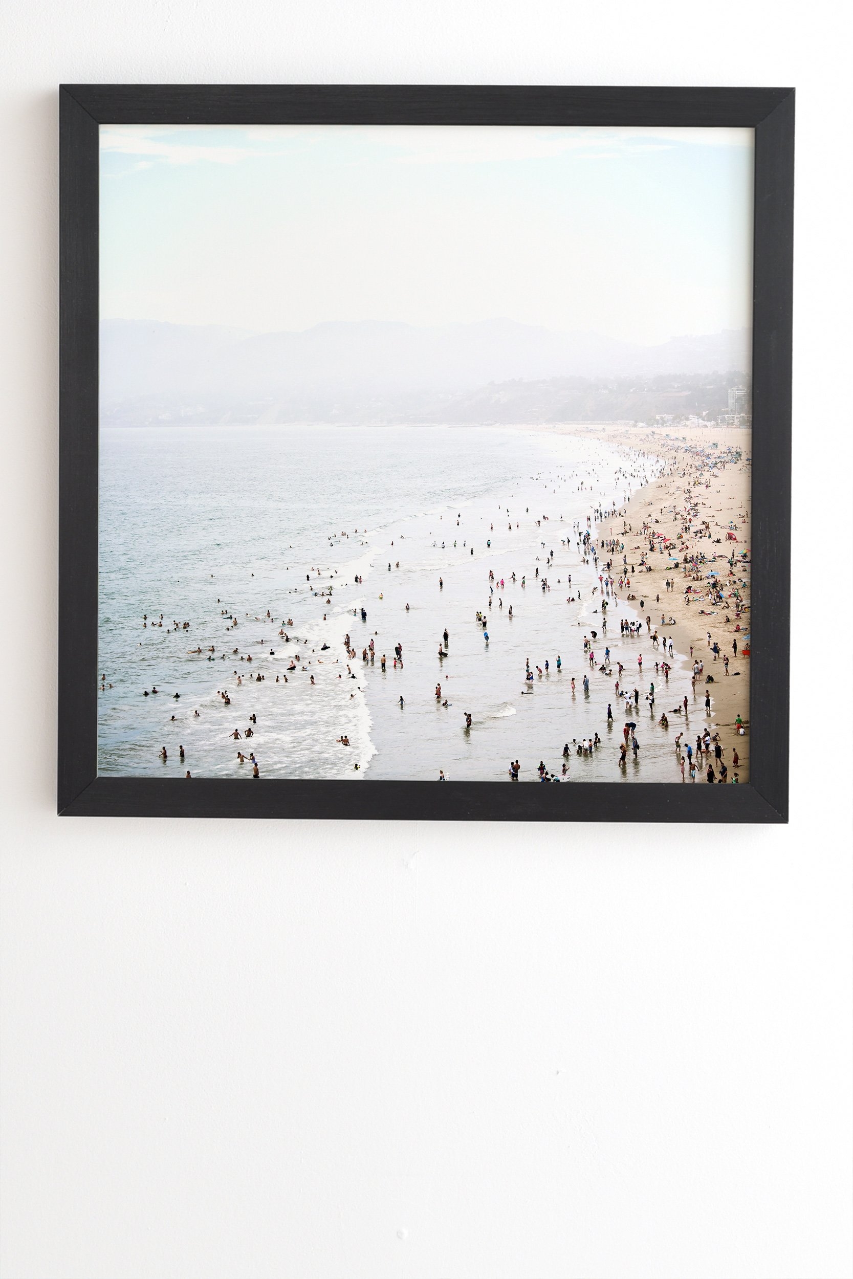 Bree Madden LA Summer Black Framed Wall Art - 14" x 16.5" - Image 1