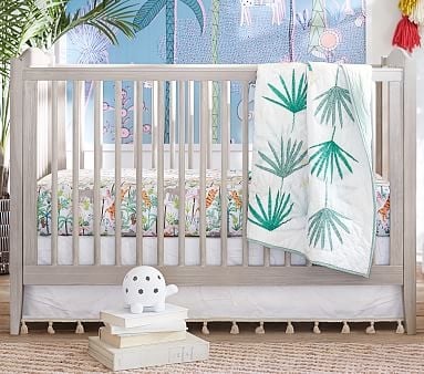 Emerson Convertible Crib &amp; Lullaby Supreme Mattress Set, Simply White, In-Home Delivery - Image 5