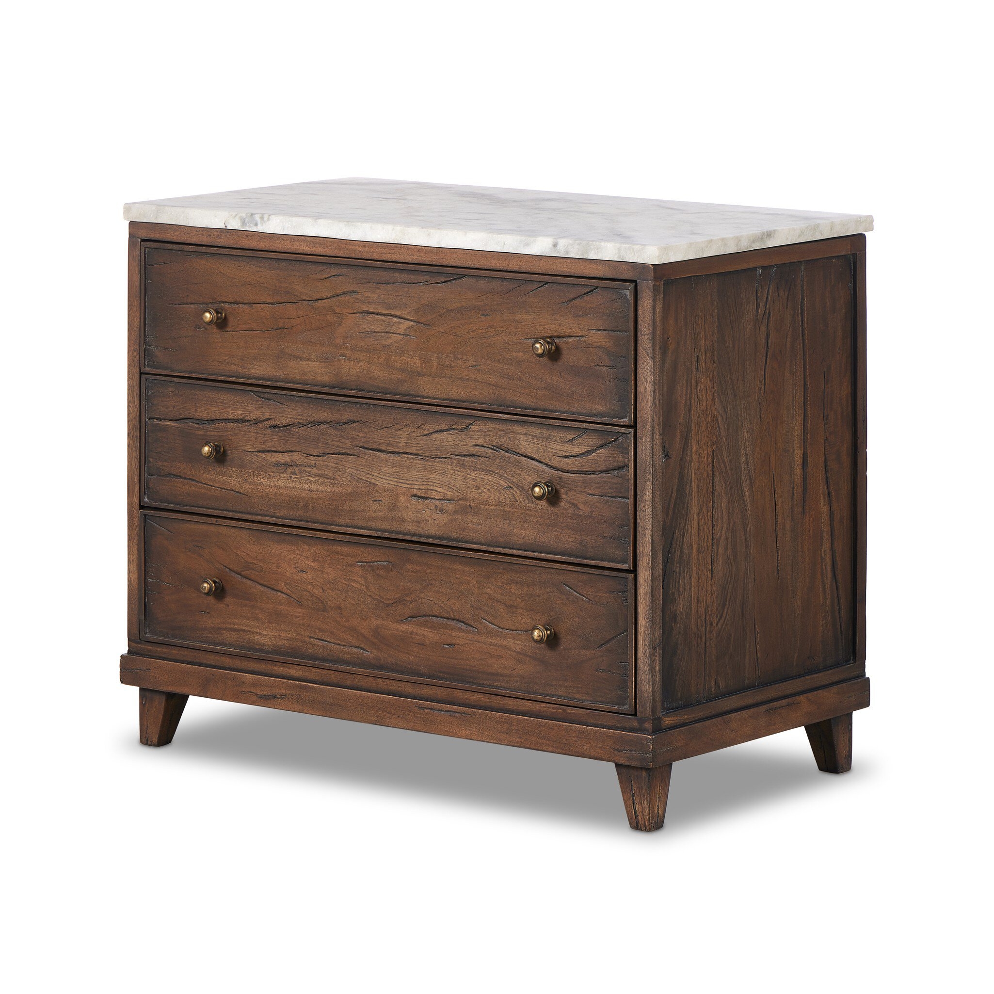 Odette Nightstand - Antique Belgium Bleach - Image 1