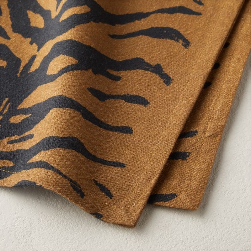 Washed Tiger Tea Towel - Image 2