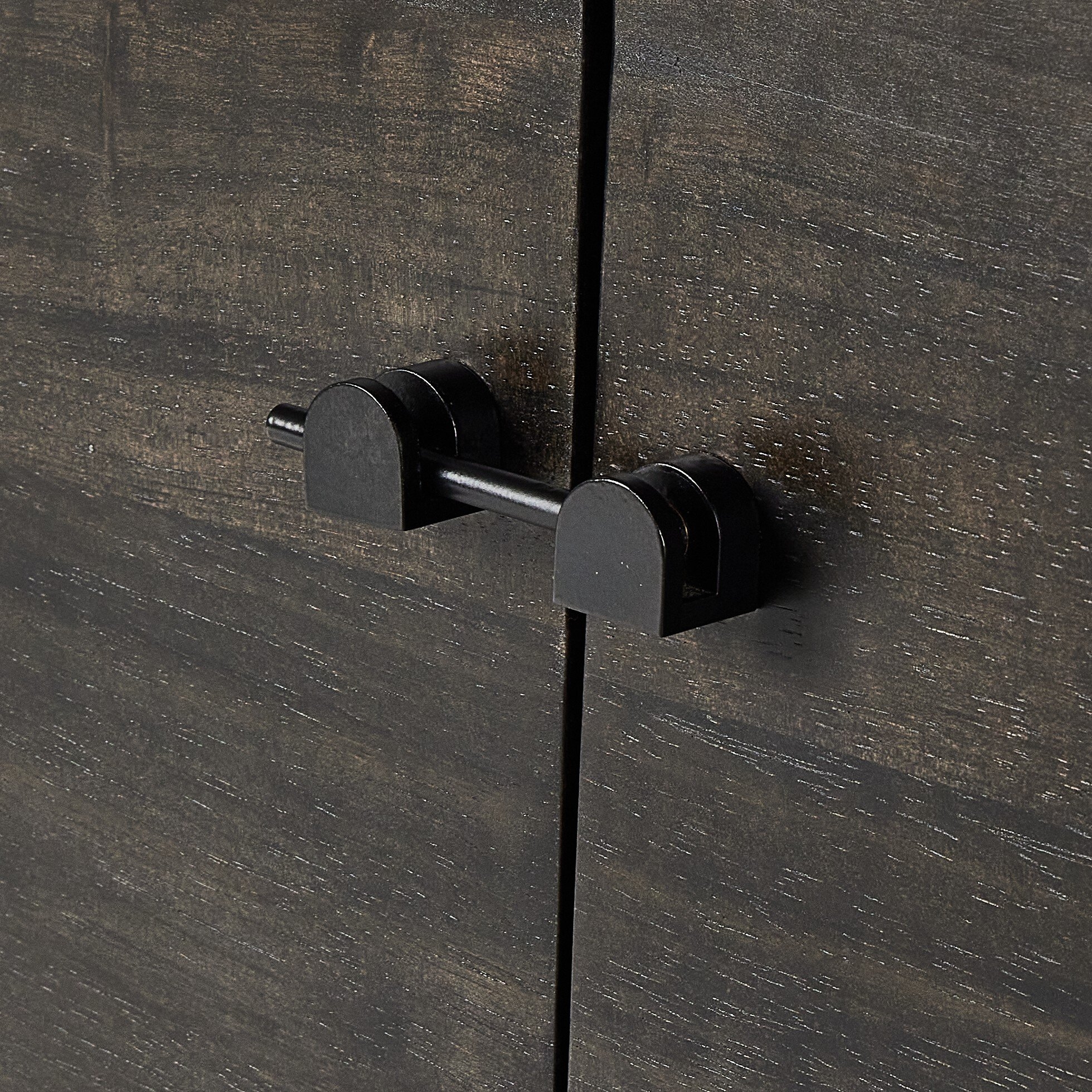 Reza Sideboard - Worn Black Parawood - Image 15