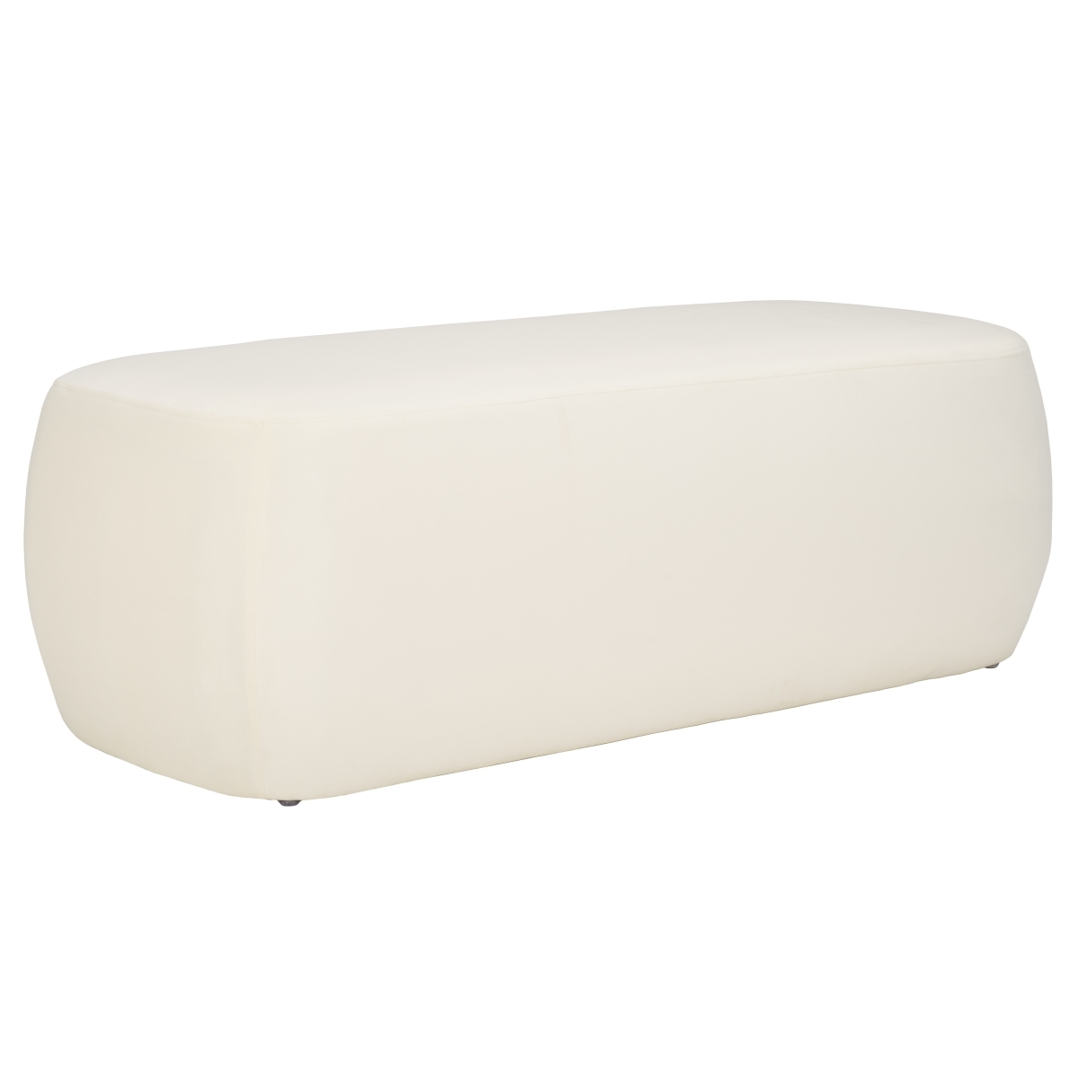 Whitley Rectangular Ottoman - Cream - Safavieh - Image 6