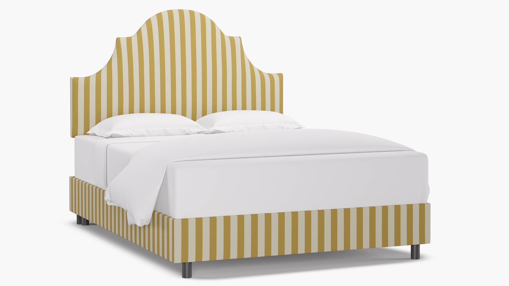 Regency Bed, Citrine Cabana Stripe, Queen - Image 0