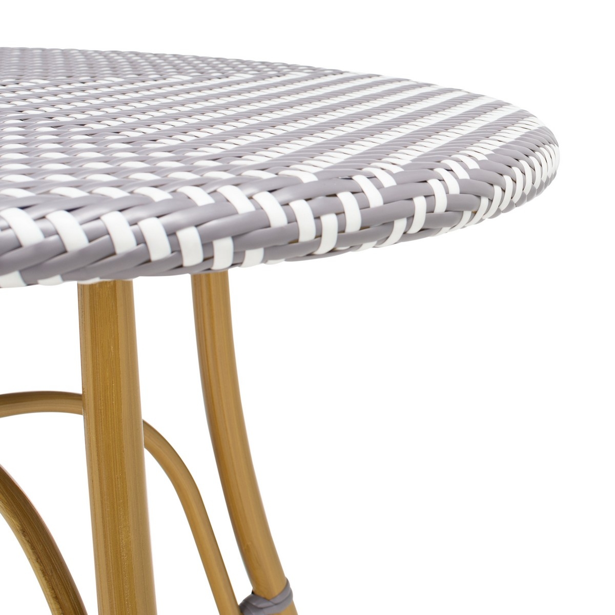 Kylie Bistro Table - Grey/White - Safavieh - Image 2