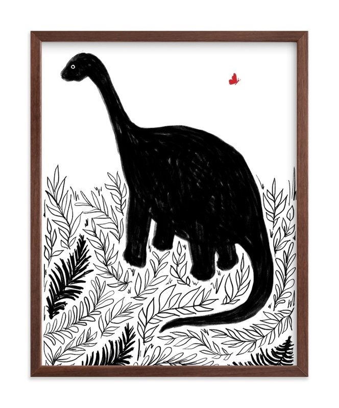 Dinosaur Love Children's Art Print - Image 0