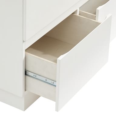 Bowen 6-Drawer Wide Dresser, Simply White - Image 3